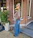 Geruite Luxe Blazer Bruintinten