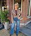 Geruite Luxe Blazer Bruintinten