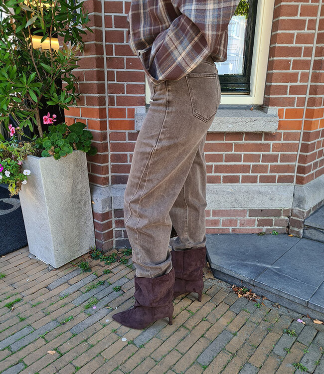 Redial Ballonjeans Bruin/Taupe 7441-9