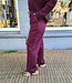 Comfy Broek Bordeaux