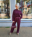 Comfy Broek Bordeaux