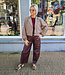 Biba Blazer Ruit Bruintinten/Bordeaux