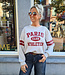 Sweater Paris Grijs/Bordeaux