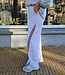 Azzurro Comfybroek Grijs Bordeaux Bies