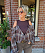 Top/Blouse Geruit Bruintinten