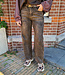 Jewelly Ballon Jeans Bruin/Zwarte wassing 9637