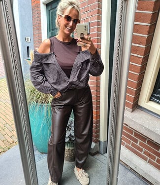 Top/Blouse 5769 Donkerbruin