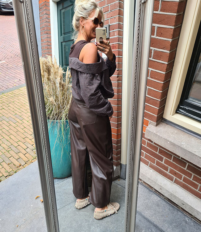 Top/Blouse 5769 Donkerbruin