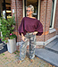 Wijde Oversized Super Soft Trui Bordeaux
