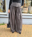 Pantalon met Band Ruit Zwarttinten
