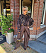 Overslag Pantalon Donkerbruin