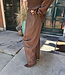 Overslag Pantalon Donkerbruin