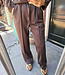 Comfy Broek Donkerbruin