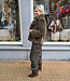 Faux Fur Jas Groen