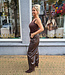Basic Hemdje Travellerstof Donkerbruin