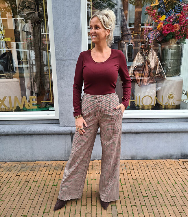 Basic Longsleeve Bordeaux