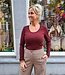 Basic Longsleeve Bordeaux