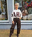 Trui Knit Paris Crème/Bruin