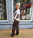Trui Knit Paris Crème/Bruin