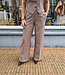 Biba Pantalon Ruit Bruintinten/Bordeaux
