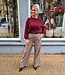 Alpaca Super Soft Trui Bordeaux