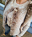 Faux Fur Bambi Gilet Lichte Bruintinten