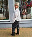 Blouse Lace Uitlopende Mouw Wit