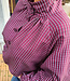 Pofblouse Ruit Bordeaux
