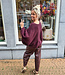 Ambika Oversized Knit Vest/Trui Bordeaux