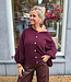 Ambika Oversized Knit Vest/Trui Bordeaux