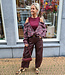 Top/Blouse Geruit Bordeaux