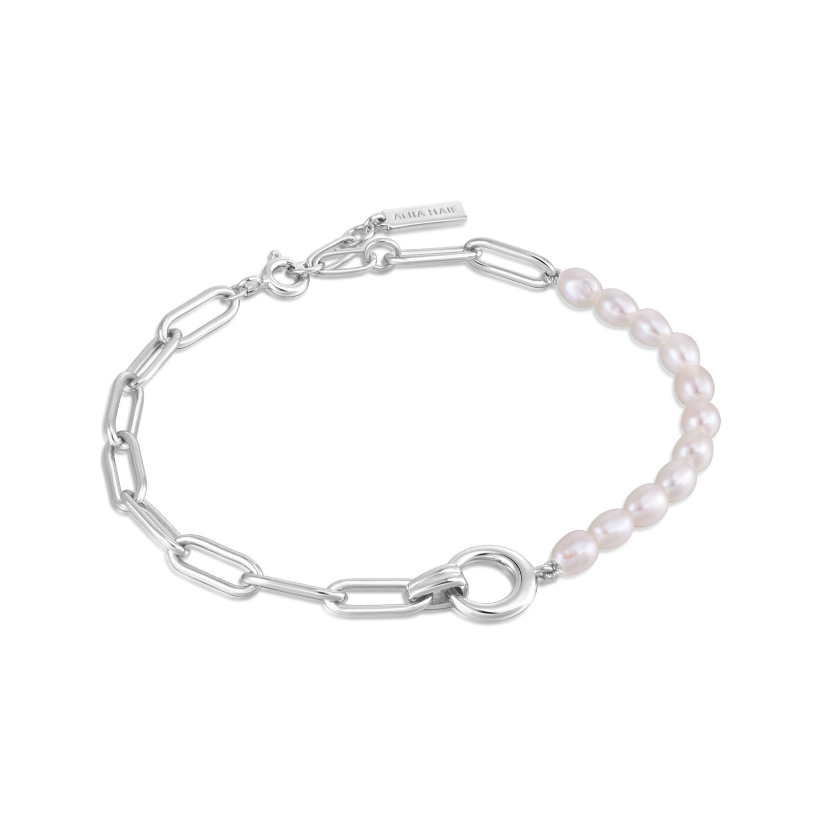 Ania Haie Pearl Chuncky Link Chain Armband