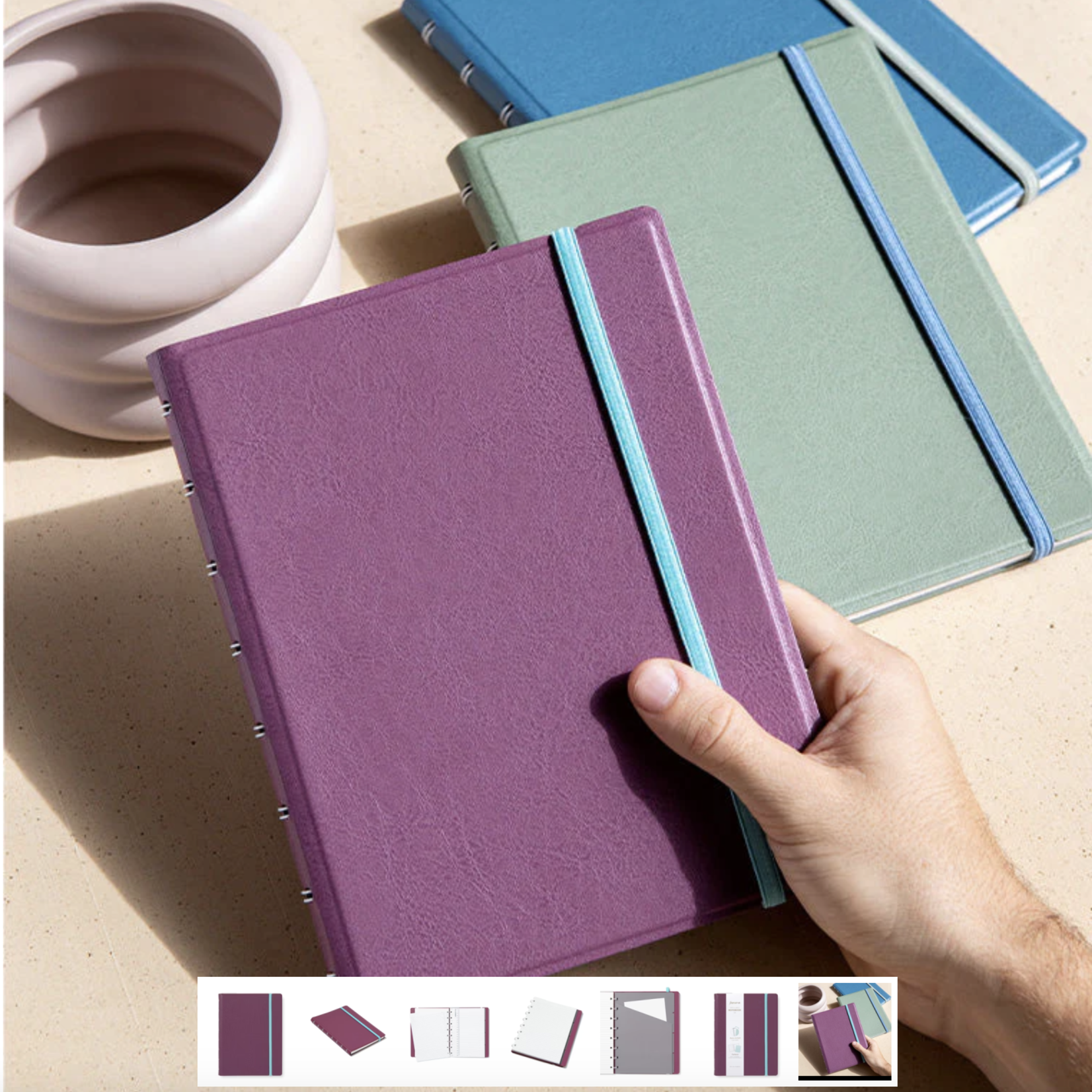 Filofax A5 Notebook Filofax - Plum