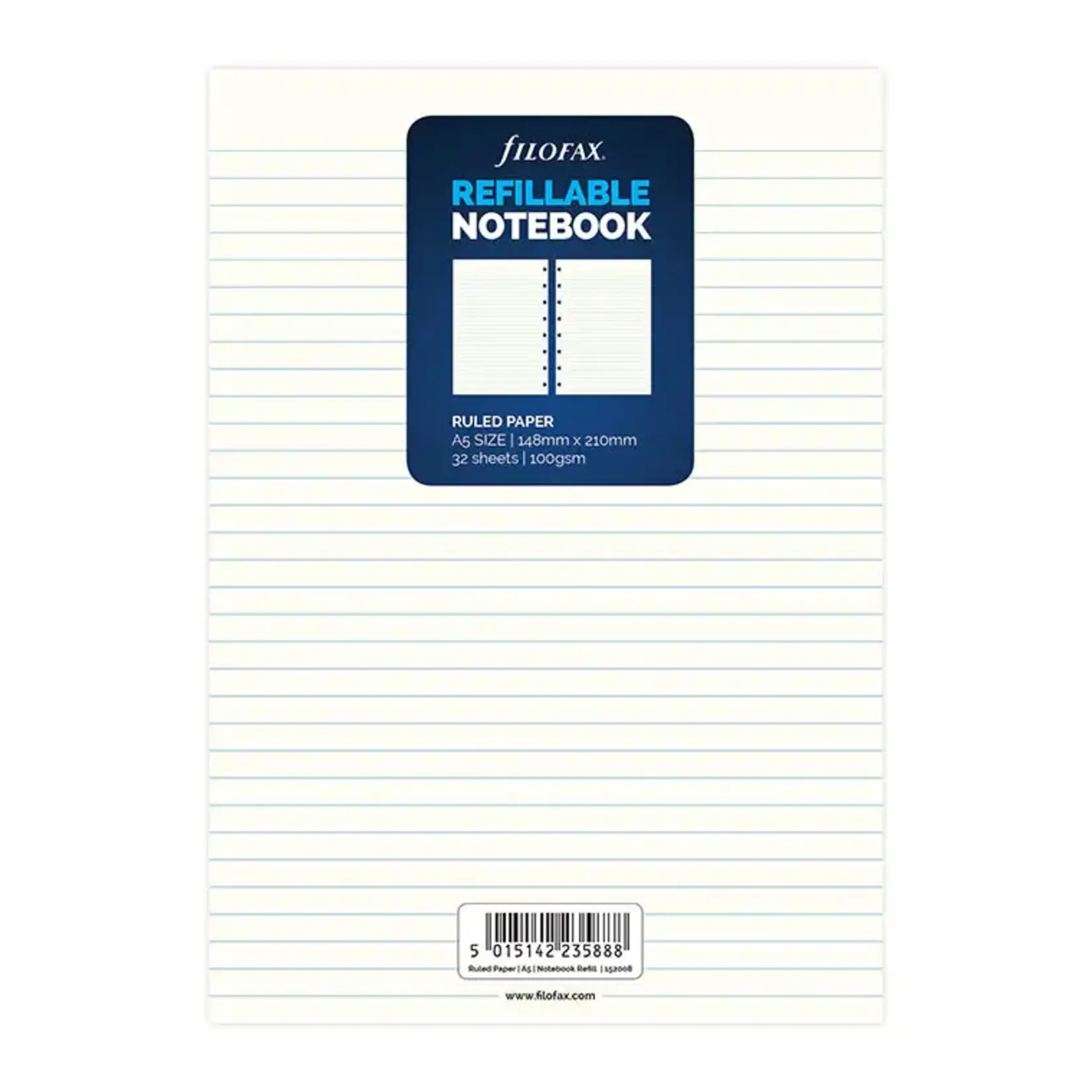 Filofax Refill papier A5 filofax - gestreept