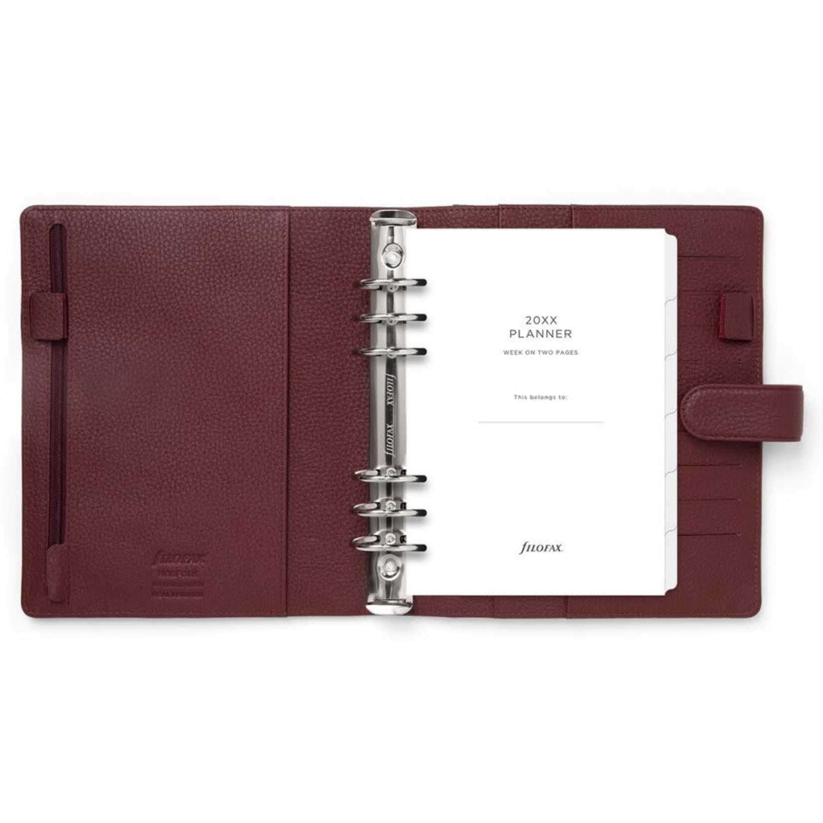 Filofax Filofax organiser A5 Norfolk burgundy