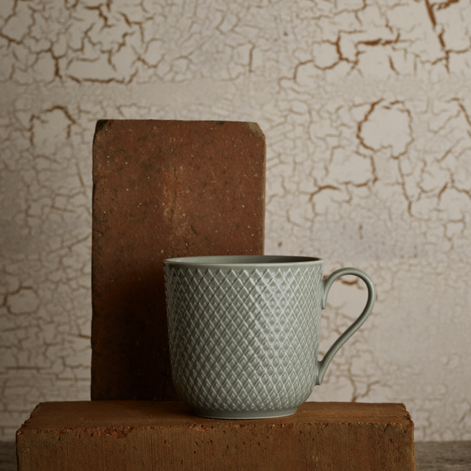 Lyngby Porcelaen Mok 39cl  - Moss