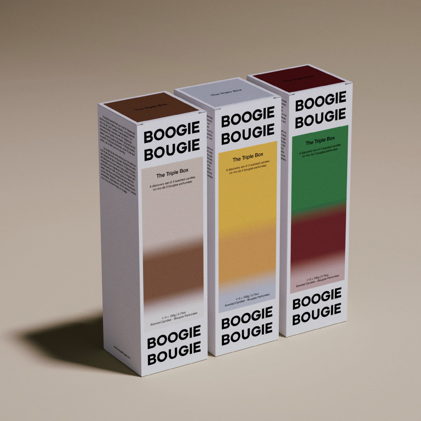 Boogie Bougie The Triple Giftbox - Sweet & Dirty