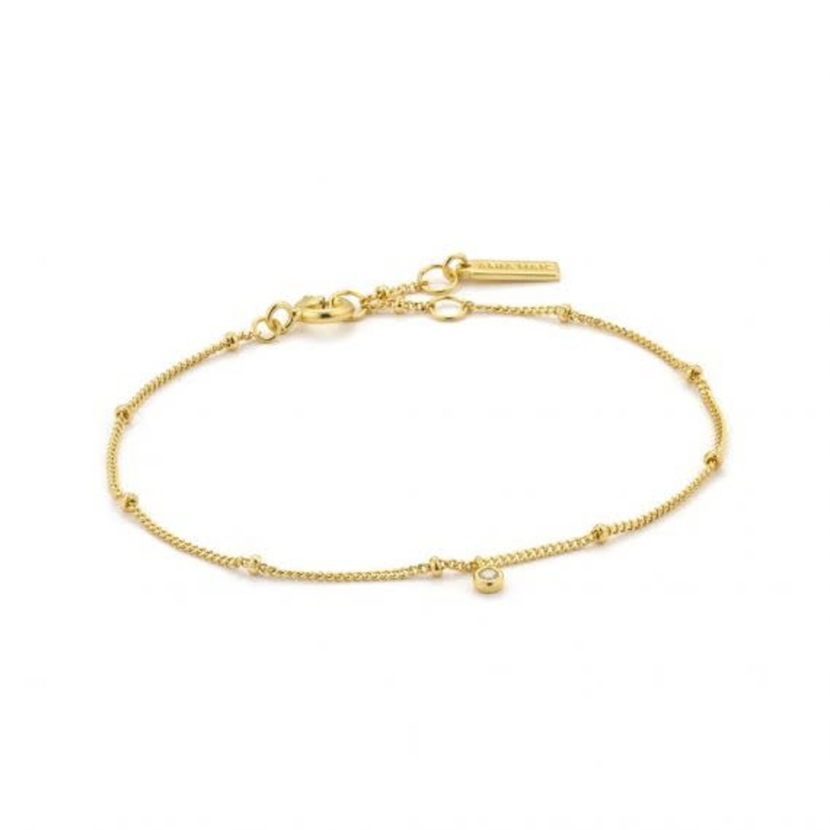Ania Haie Shimmer Single Stud Bracelet goud