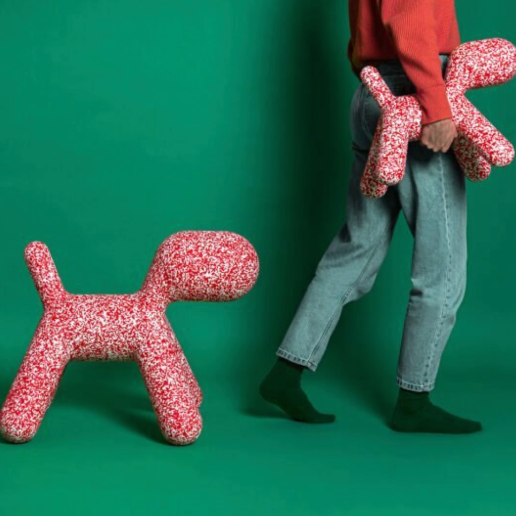 Magis PUPPY - Dalmatiër rood wit (S)
