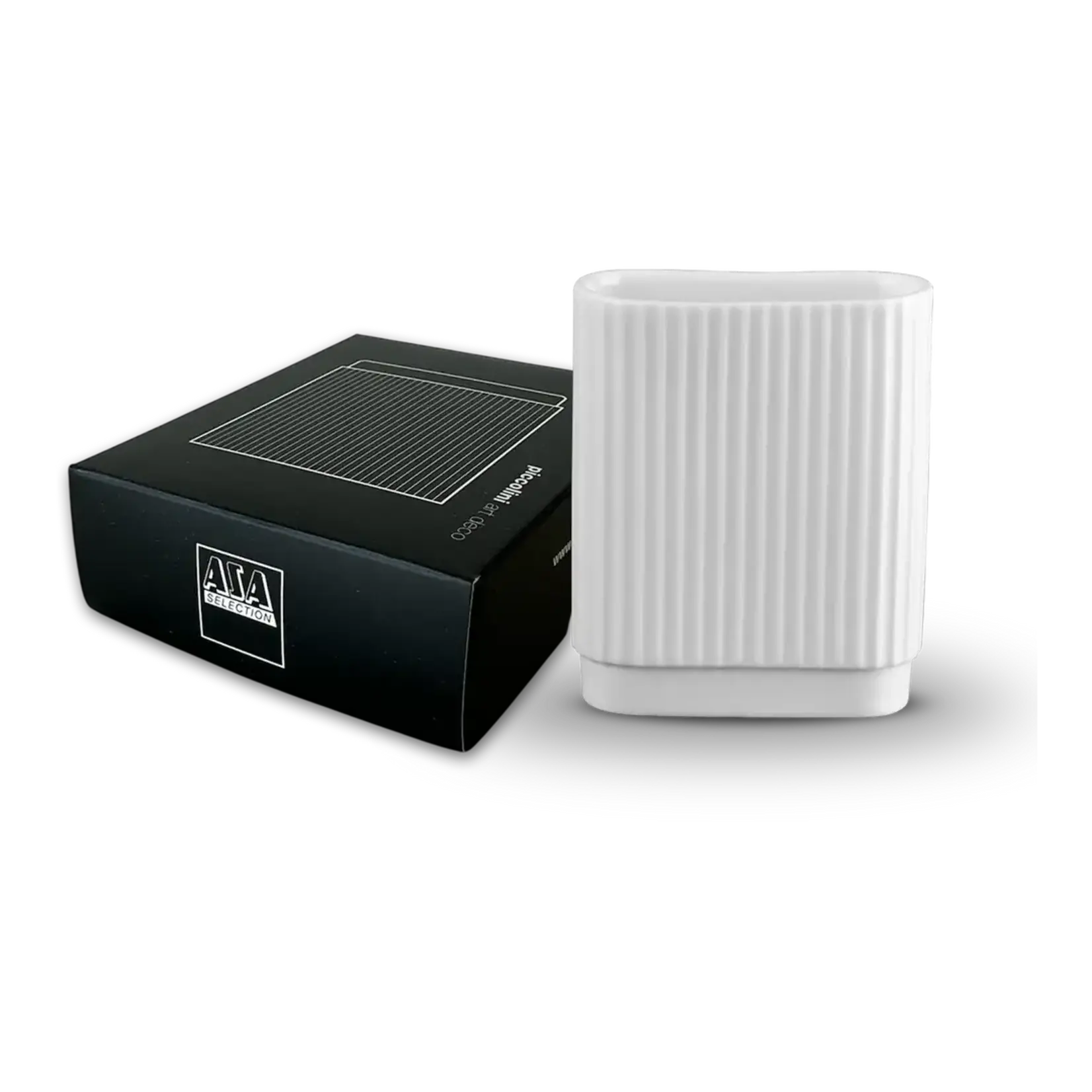 ASA Selection Vaas wit art deco mini S