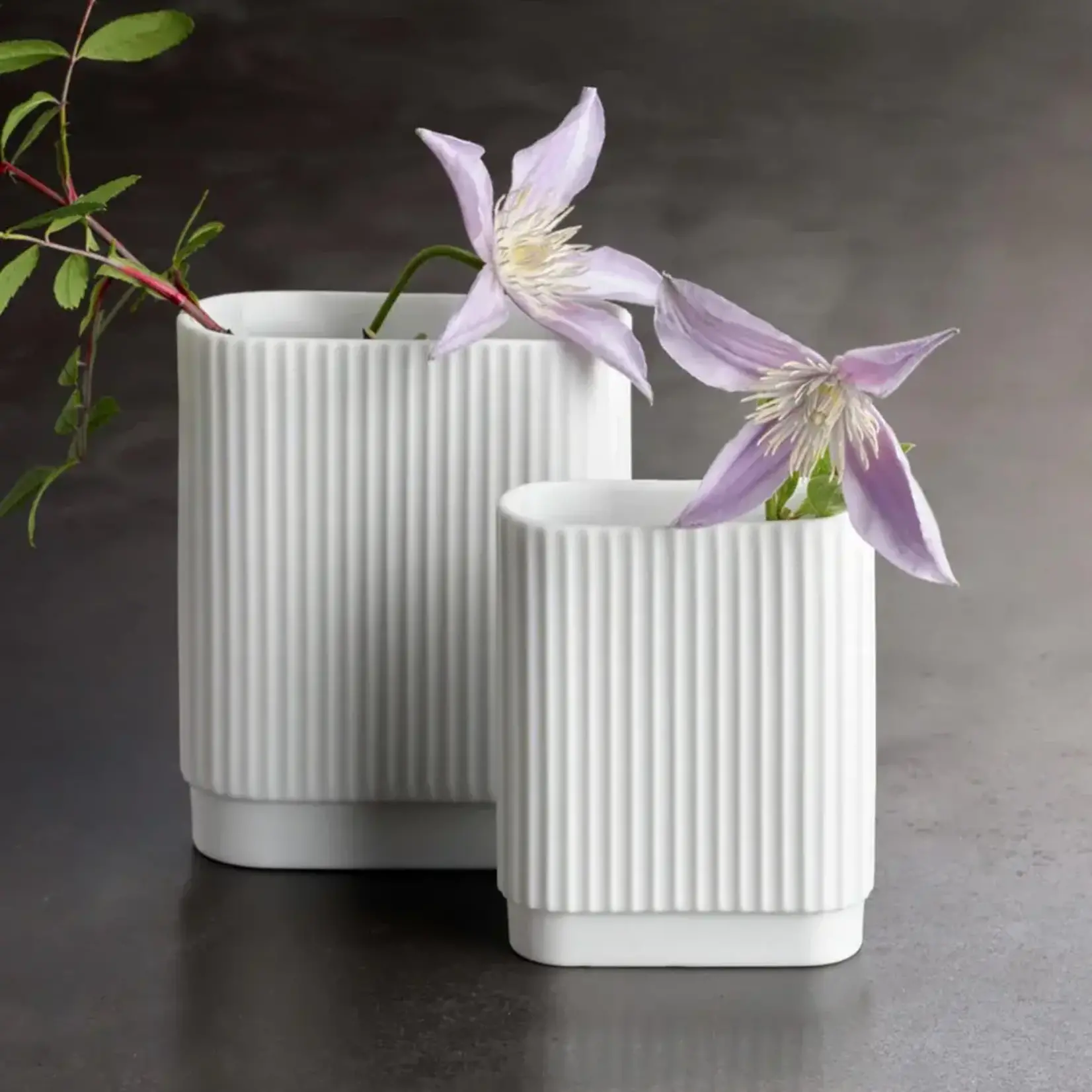 ASA Selection Vaas wit art deco mini S