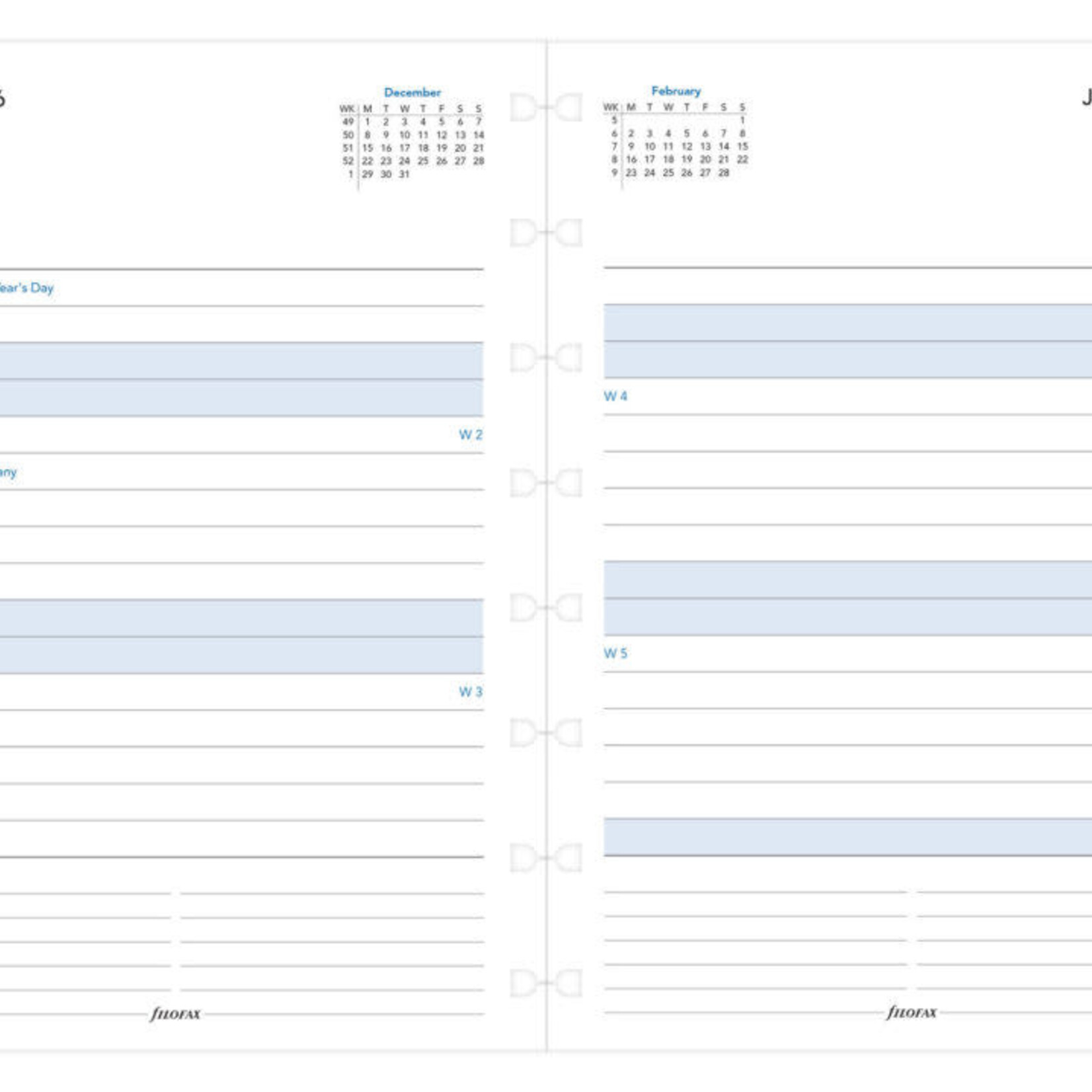 Filofax Filofax refill A5 maand planner 2026