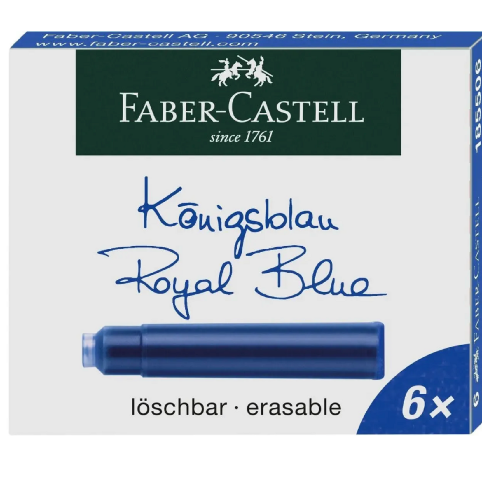 Faber Castell Faber Castel navulling blauw inkt