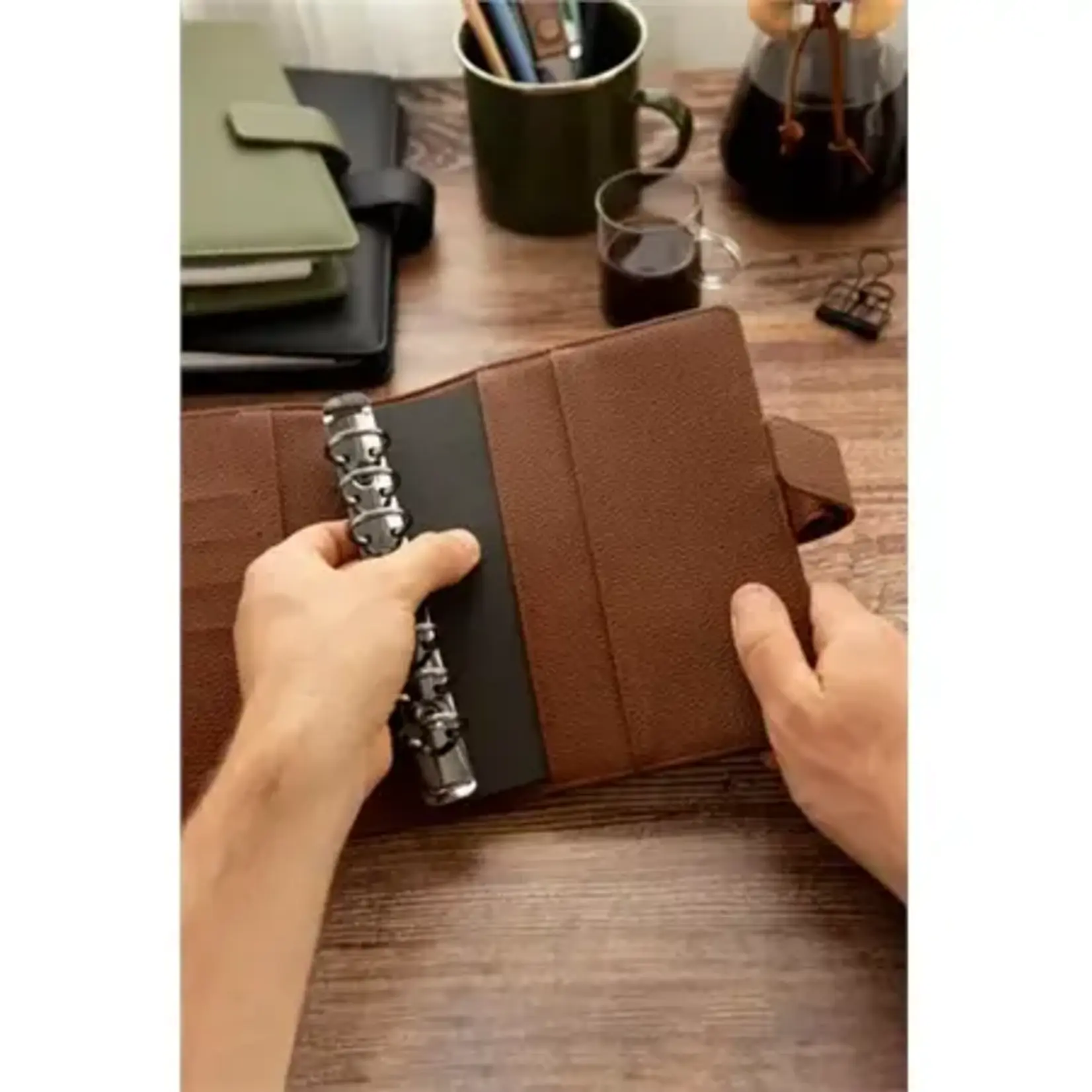 Filofax Organiser A5 Camden Mocha