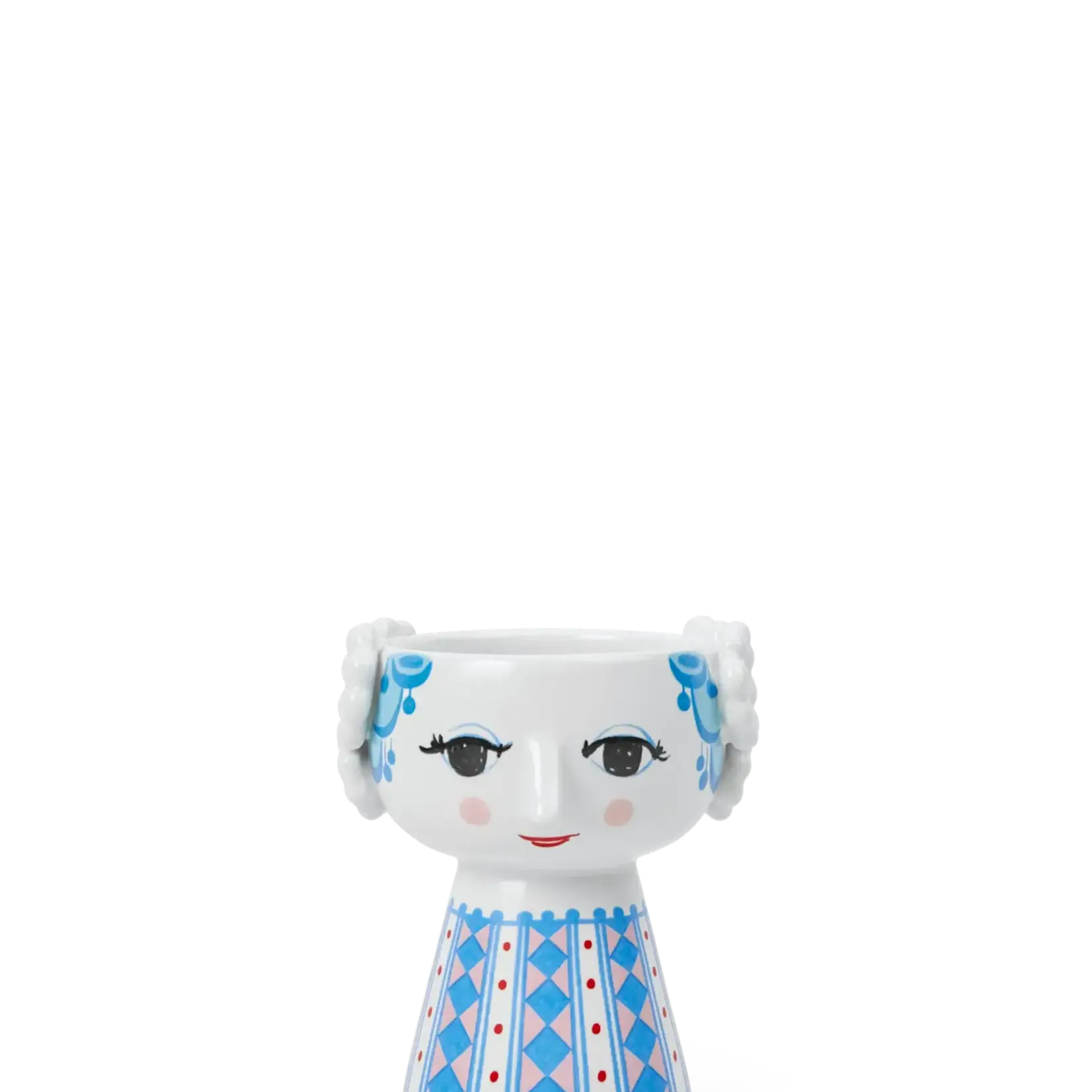 Bjorn Wiinblad Eva kaarsen houder blauw H9.5cm