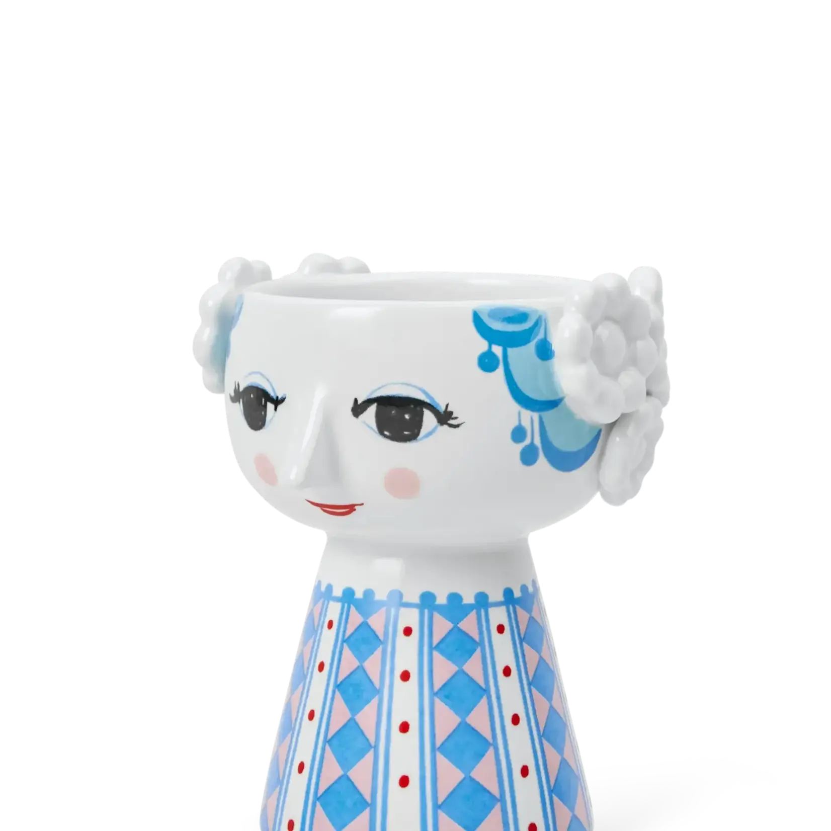 Bjorn Wiinblad Eva kaarsen houder blauw H9.5cm