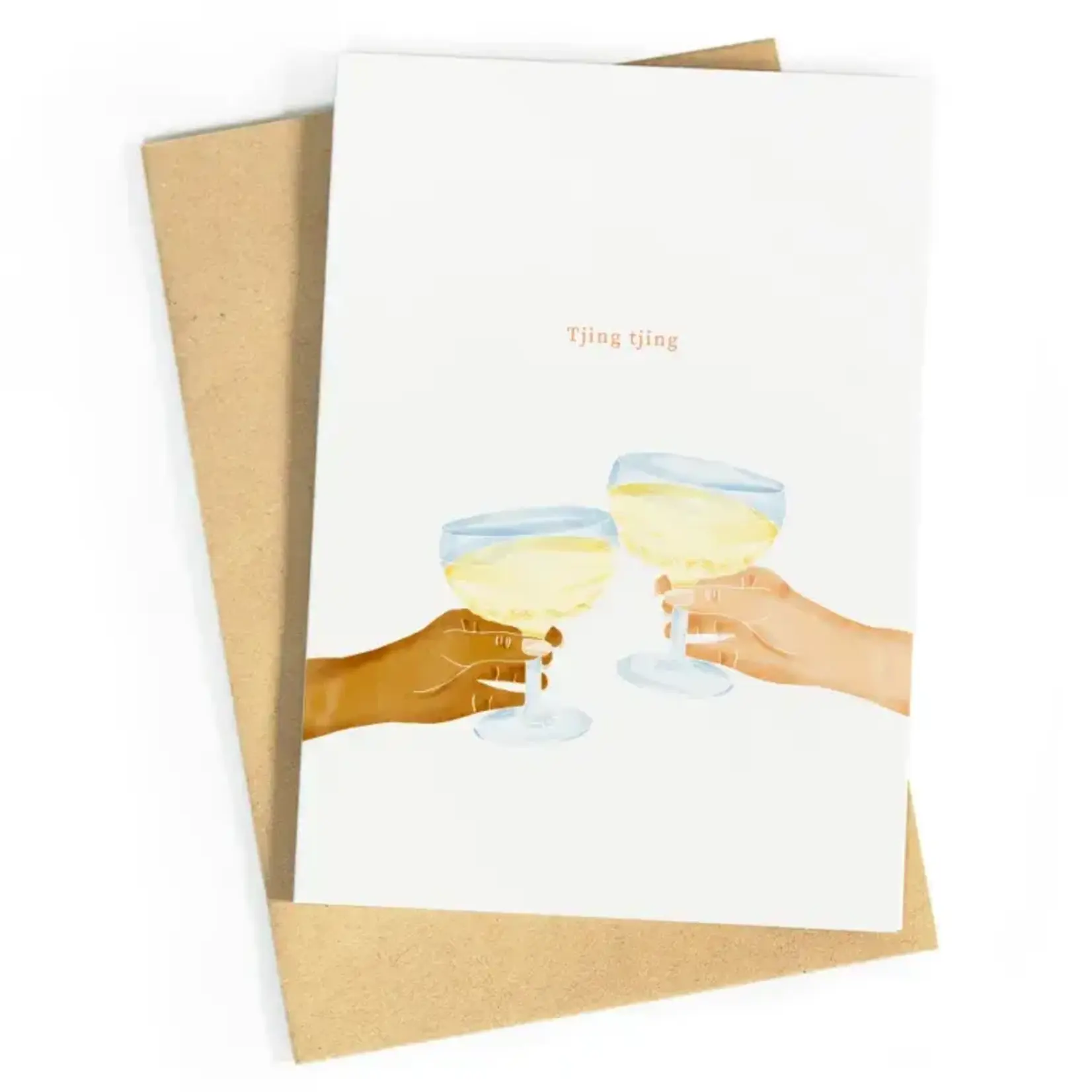 Wenskaarten Wenskaart - Tjing Tjing