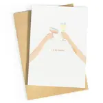 Wenskaarten Wenskaart - up de liefde