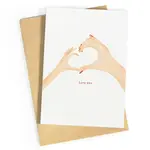 Wenskaarten Wenskaart - Love you