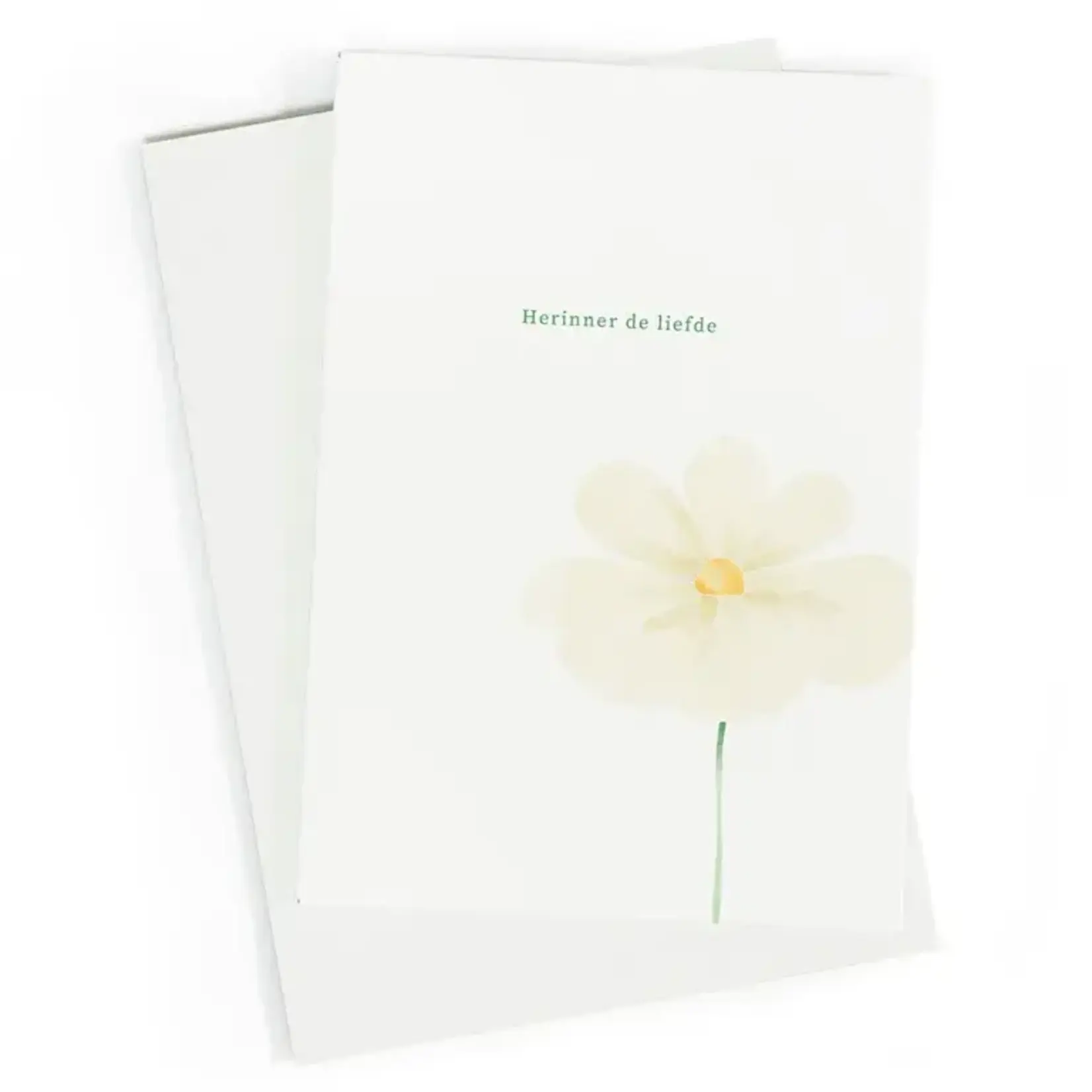 Wenskaarten Rouwkaart - Herinner de liefde